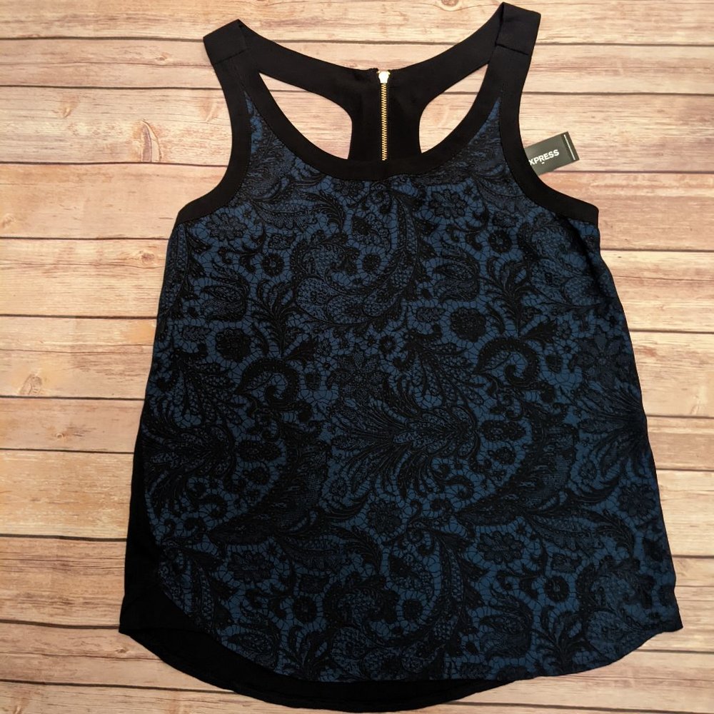 Express Sleeveless Top Black Extra Small